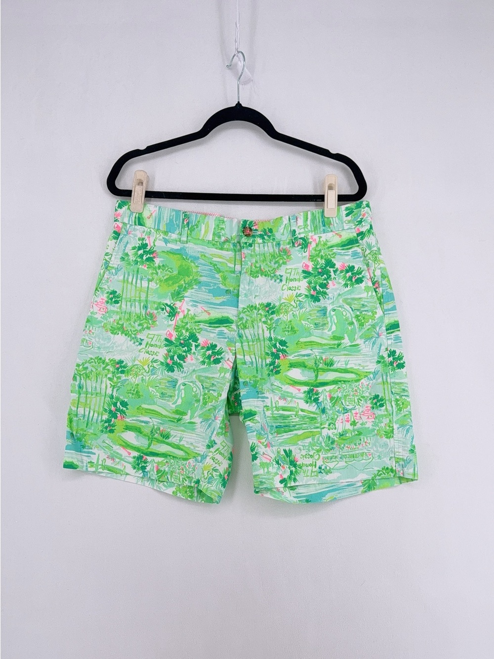 NWOT Lilly Pulitzer Men's Beaumont Short Seasalt Blue Honda Classic Size 34